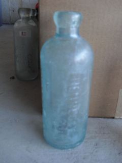 Vintage Glass Bottle Thomas Hennessy Chicago Ill LOOK