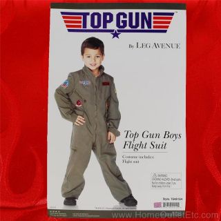 Boys TOP GUN FLIGHT SUIT Aviator Air Force Fighter Pilot Jumpsuit Kids 