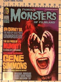 Famous Monsters of Filmland Magazine #226 Rare NM High Grade KISS Gene 