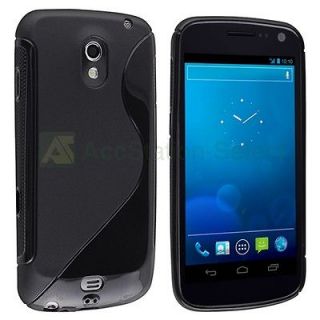 Black TPU Silicone Case Cover For Samsung i9250 Google Galaxy Nexus 