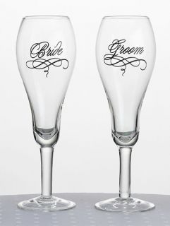 bride and groom glasses in Glassware