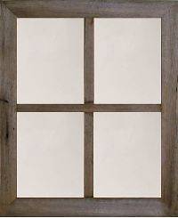   Pane Barnwood Frame Window Mirrors Country Wall Accent Home Decor