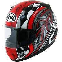   Ace Red w/ Dark tint shield motorcycle helmet Honda Ducati color RXQ