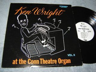 Ken Wright   At Conn Theatre Organ Vol II LP NM Capitol Custom Stereo
