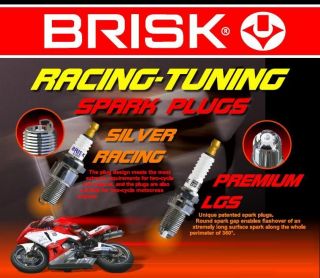 2x DOR15LGS Brisk Super High Performance Motor Bike / Racing Spark 