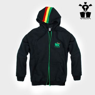 HOODIE Rasta Reggae Jamaica Lion of Judah VIDA shirt Marley jacket 