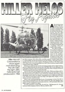 1995 Hiller UH 12E3 Helicopter report 4/1/12