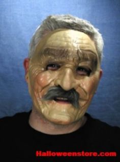 Pepe Adult Old Man Face Mask with Moustache