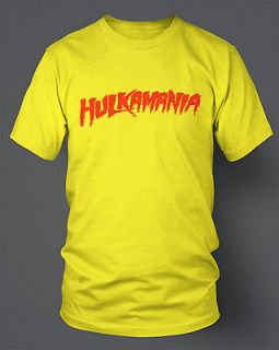 Hulk Hogan shirt hulkamania wwf easy halloween Costume WWE Bubba 