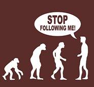 STOP FOLLOWING ME T Shirt evolution humor atheist cool nerd geek cool 