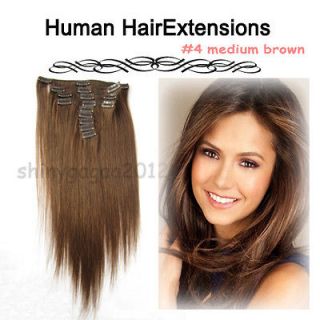 clip on human hair extensions in Womens Hair Extensions