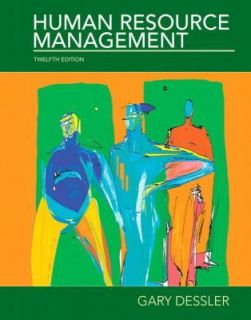 Human Resources Management by Gary Dessler (2010, Hardcover, New 