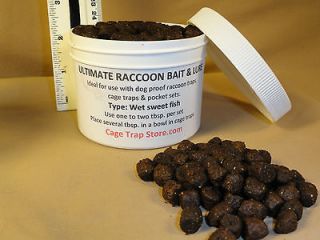 Raccoon Bait & Lure for Lil Grizz Traps, Dog Proof Traps, Cage Traps