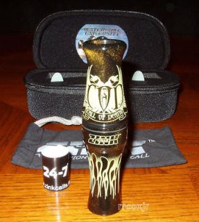 FRED ZINK CALL OF DEATH COD GOOSE CALL+CASE+BAND+DVD+REEDS BLACK GOLD 