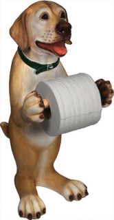   Yellow Labrador Retriever Toilet Paper Holder   Lab Duck Hunting