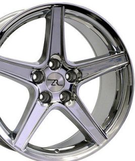 18 x9 inch Chrome Mustang ® Wheels fit Saleen 18 1994   2004 Rims