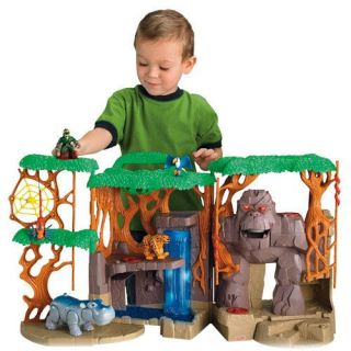 Imaginext Gorilla Mountain Playset & Accessories Great Play SetNEW