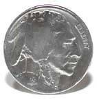 USA 5¢ INDIAN HEAD BUFFALO NICKEL TIE TAC TACK (109a)