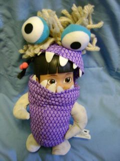   Disney Monsters Inc. 10 Baby Boo in Monster Costume Plush Doll NEW