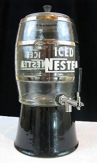 Vintage Iced Tea NESTEA Soda Fountain Advertising Dispenser Display 