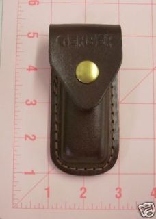 Gerber Leather Belt Sheath Case Knife/Multi to​ol 3 1/2