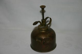 UNIQUE VINTAGE SOLID COPPER/BRASS PLANT FLOWER WATERING CAN SPRAYER 