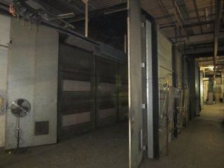 Industrial Bake Oven with Down Draft Paint Booth