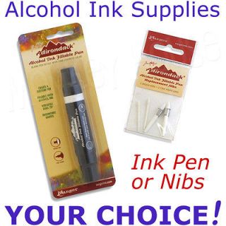 ALCOHOL INK REFILLABLE PEN or REPLACEMENT NIBS Ranger tim holtz 