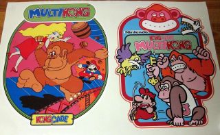 Arcade Multi Donkey Kong Kongcade Multicade Side Art V2