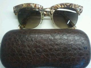 LA eyeworks gigantor sunglasses vintage 1986 polarized oliver brown 49 