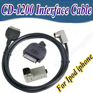   Interface Adapter Cable for Pioneer AVIC D3 D3BT N4 N5 iPod Iphone
