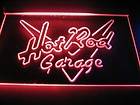Hot Rod Garage Logo Beer Bar Pub Store Neon Light Sign LED Neon W2901