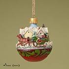 Jim Shore CHRISTMAS SCENE REVOLVING Hanging Ornament