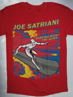 JOE SATRIANI   SURFING WITH THE ALIEN  T SHIRT (S XXL)GUITAR GOD 