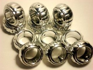Silver DIY Jewelry Findings Accessories CCB Scarf Rings Sold 12PCS 