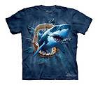 THE MOUNTAIN SHARK ATTACK JAWS SHARKS GREAT WHITE YOUTH / CHILD SHIRT 