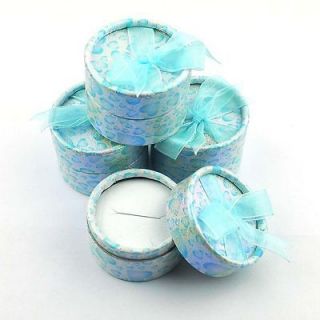   round gift package ring box jewellery box paper boxes 5.5 x 3.5cm b04
