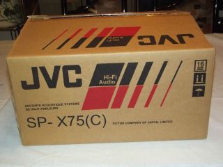 JVC SP X75C Surround Rear Speaker & Center Channel Made In JAPAN NEW X 