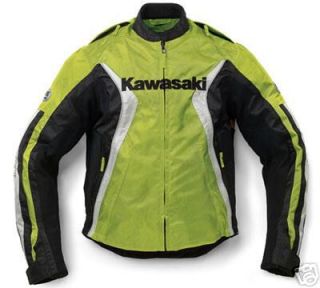 Kawasaki Nylon Ninja motorcycle jacket NEW Green SMALL