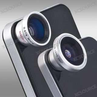   Lens + Wide Angle + Micro Lens photo Kit Set for iPhone 4S 4G DC110
