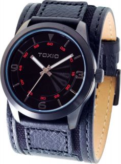 wide leather band watches in Jewelry & Watches