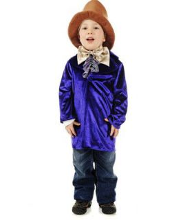   Kids Willy Wonka Fancy Dress Book Week Halloween Costume 3 9 Years