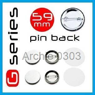 500 No 59mm G SERIES BUTTON PIN BADGE COMPONENTS 2.25 INCH MACHINE