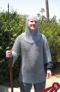 CHAINMAIL ARMOR WITH HOOD   Medieval   CHAIN MAIL COIF