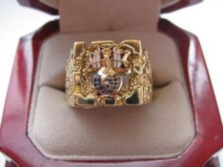 NEW! Mens Knights of Columbus 4th Degree Crest Ring