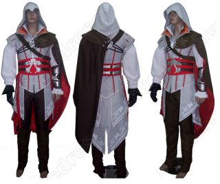 Assassins Creed 2 II Ezios cosplay Costume outfit