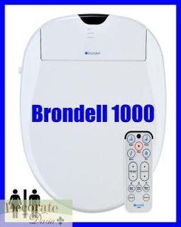 BIDET BRONDELL ROUND Swash 1000 Toilet Seat Remote Control Hygiene Jet 