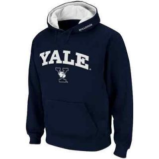 Yale Bulldogs Navy Blue Classic Twill II Pullover Hoodie Sweatshirt