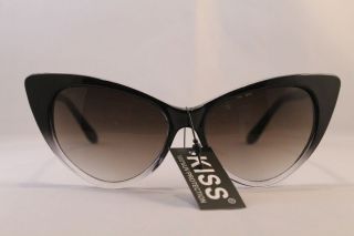 KISS Brand TWO TONE SunGLaSSeS CaTeYe HOT SO A FoRd Able tOm CaT NEW 