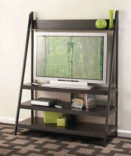 Black Ladder Television / TV Stand Wooden Furniture Home Decor